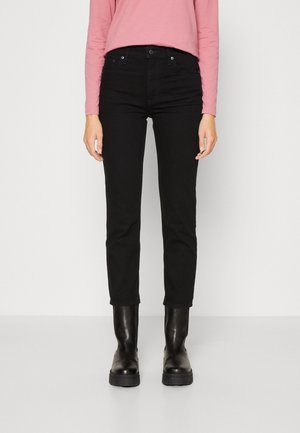 GAP CHEEKY STRAIGHT CRANE - Tiesaus kirpimo džinsai - black wash