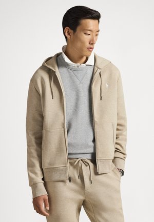 LONG SLEEVE - Φούτερ με φερμουάρ - tuscan beige heather