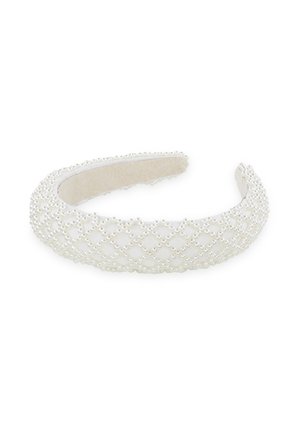 HEADBAND WITH BEADS - Accessoires cheveux - offwhite pearls