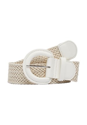 Ceinture tressée - beige