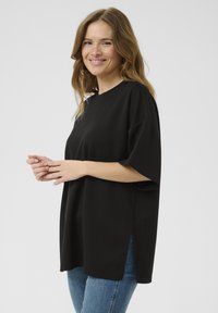 Culture CUALWINE CHABRINA OVERSIZED - Pamata T-krekls - black