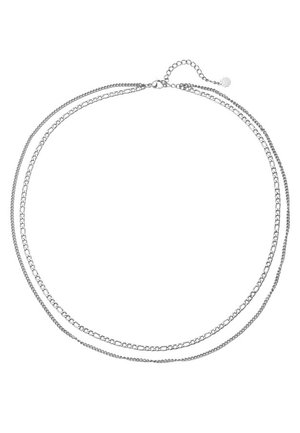 LAYERED CURB PAPERCLIP - Halskette - silver coloured