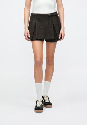 STUDIO LIBBY SKORT - Shorts - braunmeliert