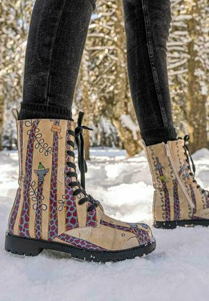 Dogo Platform ankle boots - natur