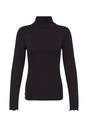 ICHI, IHCELLA ROLLNECK LONG SLEEVE - Longsleeve - black