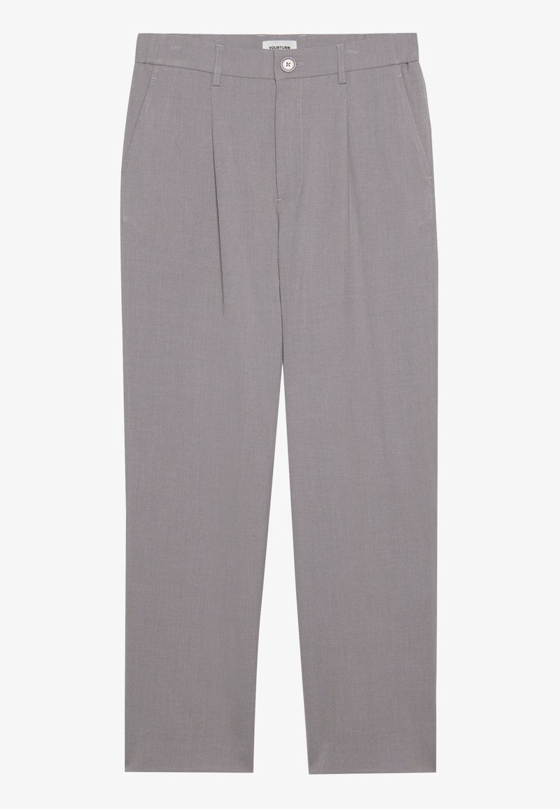 YOURTURN Broek lichtgrijs gemêleerd YOURTURN Broek lichtgrijs gemêleerd