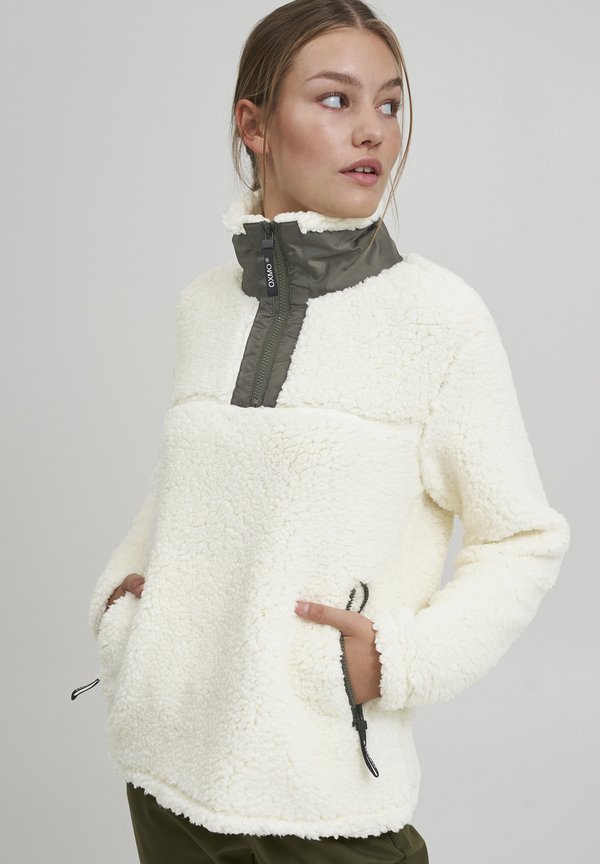 OXELINA - Fleece jumper - cloud dancer