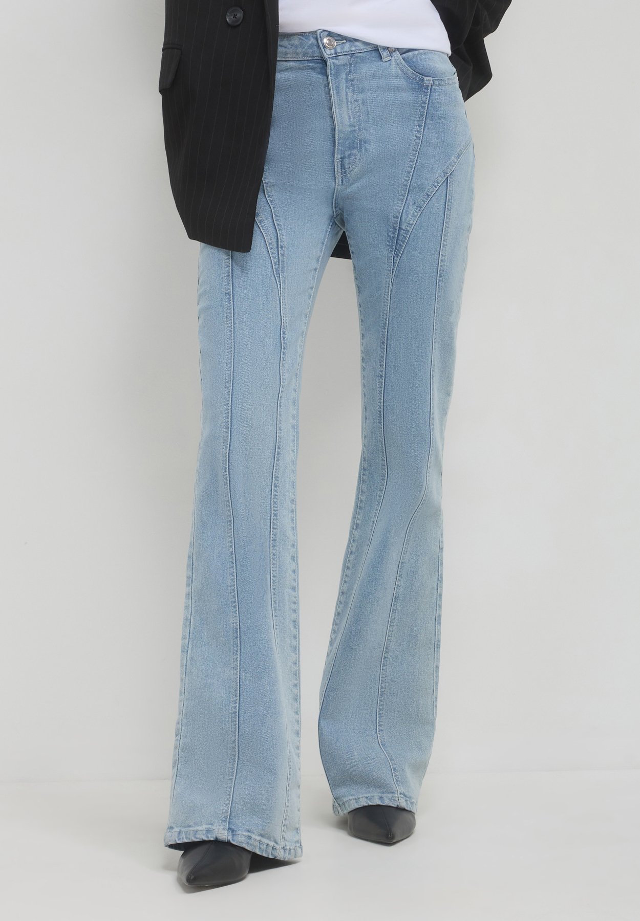 Jeans Mom Calliope High-waisted Mom Fit Jeans Middle Blue Denim