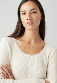 Levi's® DRY GOODS WAFFLE LONG-SLEEVE TEE - Trui - end on stripe bu