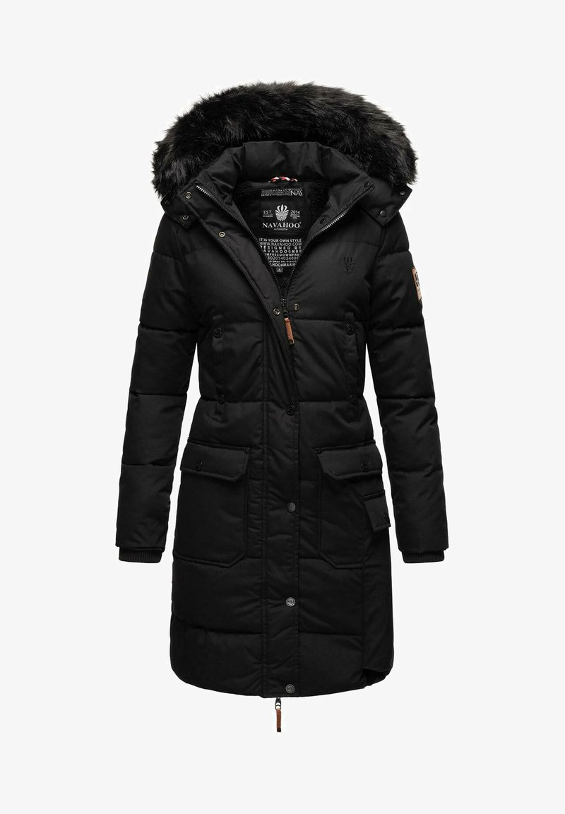 Navahoo Wintermantel - black