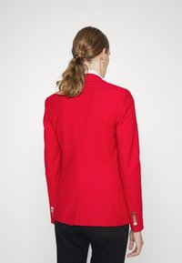Lauren Ralph Lauren BULLION JACQUARD BLAZER - Blazer - lipstick red