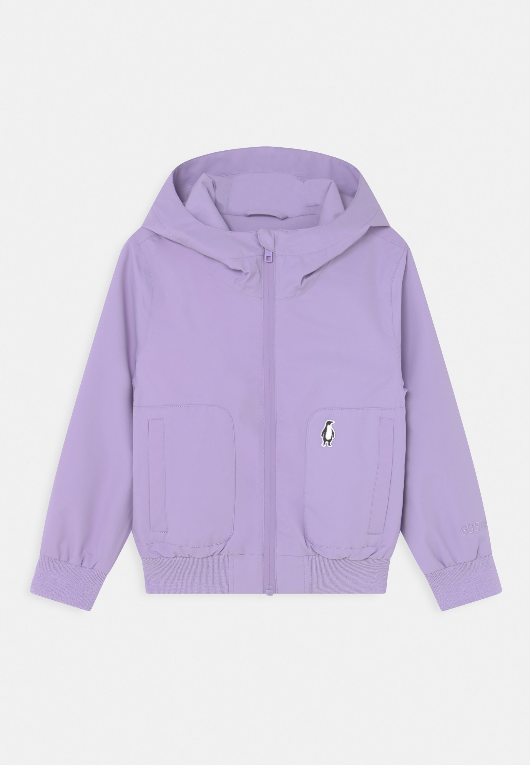 GOSOAKY Kids Blue Bird Waterproof Jacket (158/164, Grey/Pink)