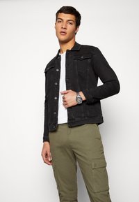 Denim Project KASH JACKET - Casaco de ganga - black washed