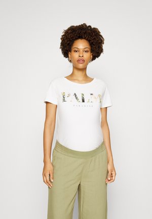MLCRUZ - Print T-shirt - snow white