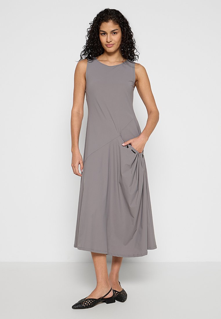Sarah Pacini Maxi-jurk grijs