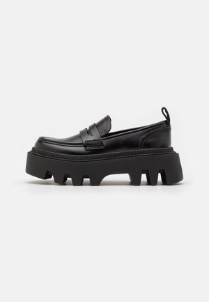 FLORA LOAFER - Slippers - black