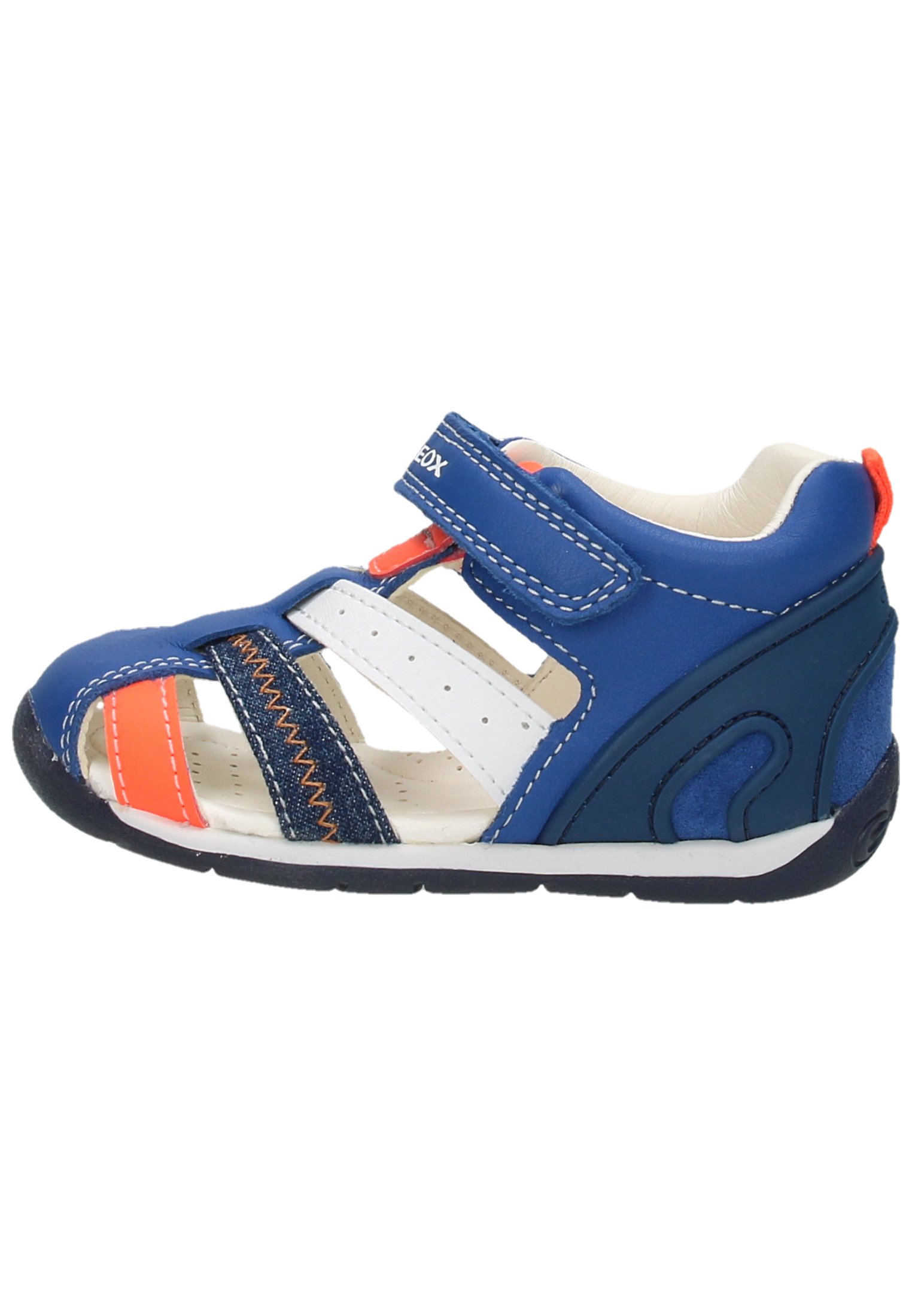 Geox Trekkingsandale - royall/fluo orange ckp/blau