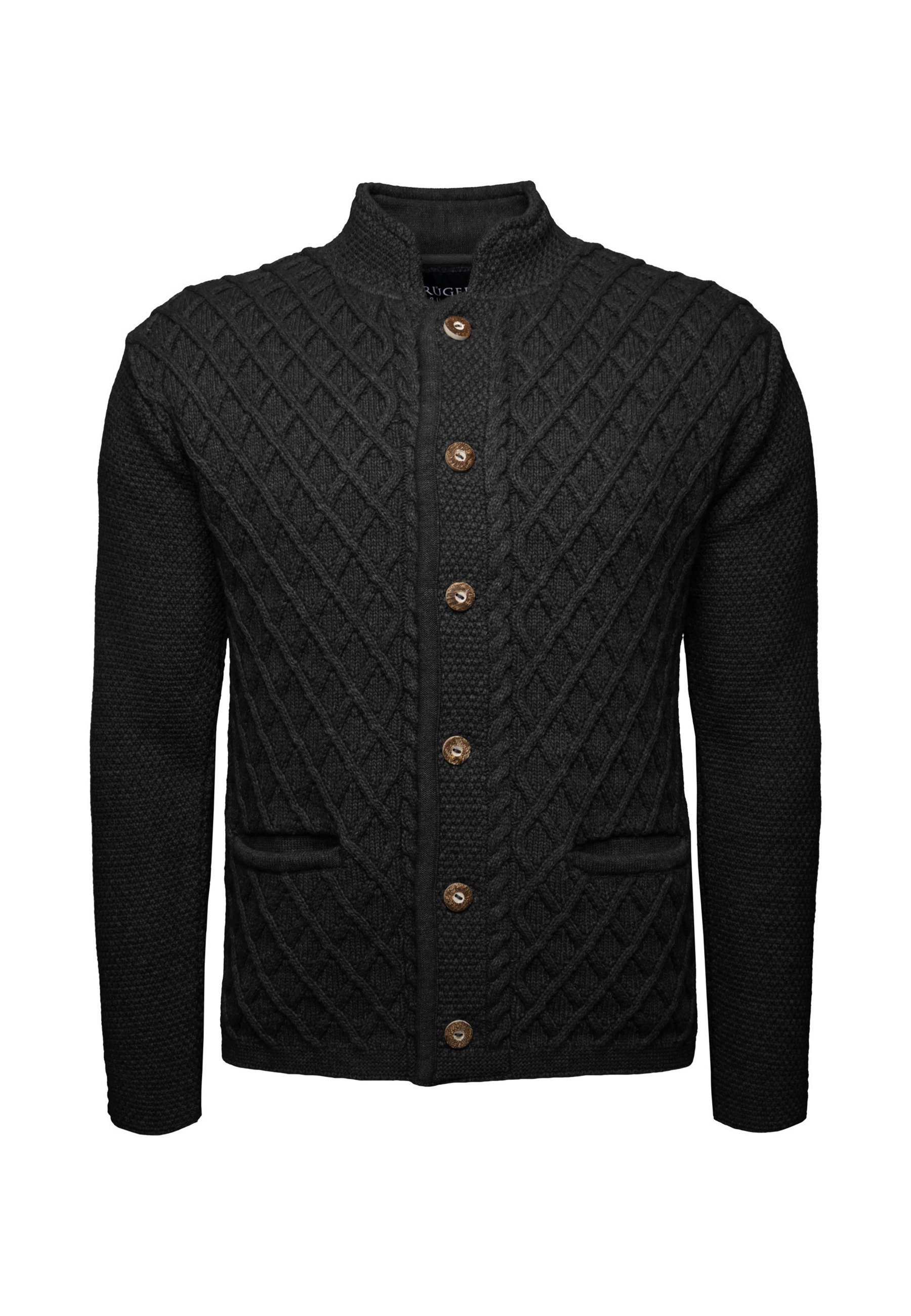 Krüger Dirndl Strickjacke schwarz/schwarz Zalando