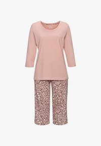 Selected, dunkelrosa gemustert