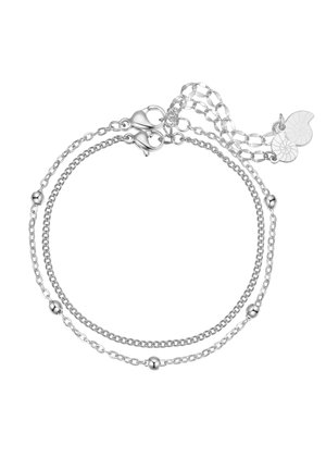 DELICATE SET - Pulsera - silberfarben
