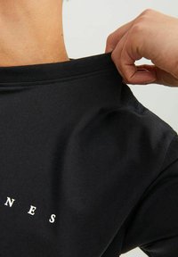 JACK & JONES Jxgigi Str Ss Baby Tee Jrs Noos Womens T-Shirt, Black