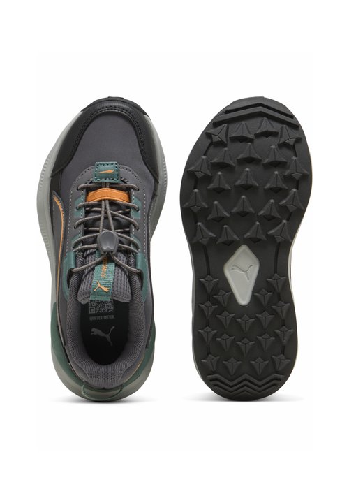 PUMA EVOLVE 2,0 TRAIL LO PS UNISEX - Trail running shoes - moody gray-bright papaya-puma black — foto 3