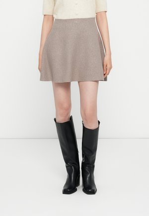 ONLCOCO LIFE SKATER SKIRT - Miniskjørt - fungi melange