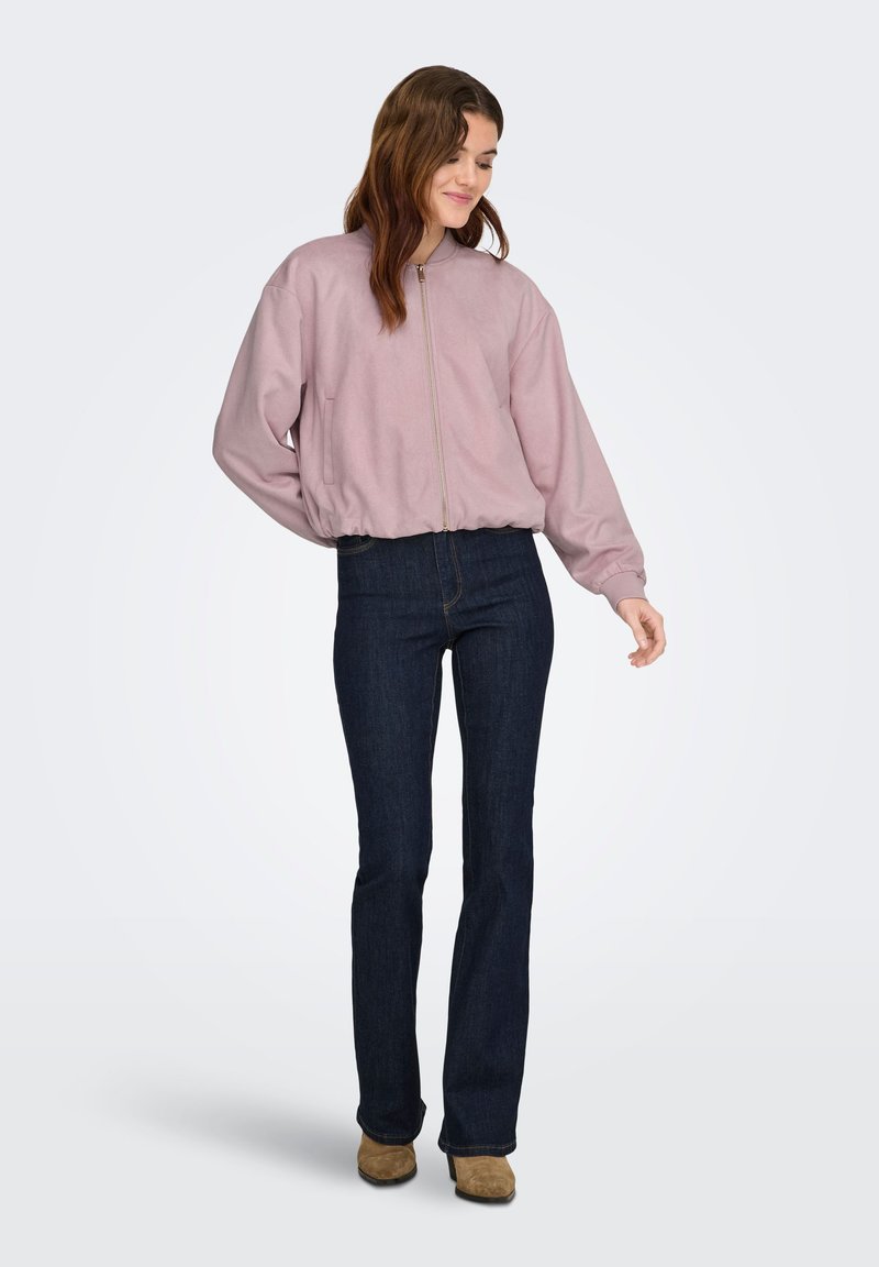 Blouson Bomber Velours Violet Karlie – Taille M – Neuf Sans étiquettes