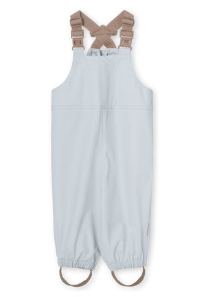 MATRUBI SUSPENDER RAIN PANTS UNISEX - Salopette - pearl blue