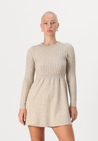 ONLY Petite ONLFIA DRESS - Robe pull - weathered teak