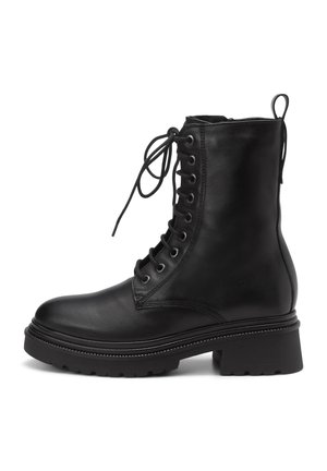 Stivaletti con plateau - black