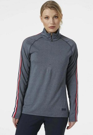 MID-LAYER EDGE 1/2 ZIP - Maglietta a manica lunga - dunkelblau