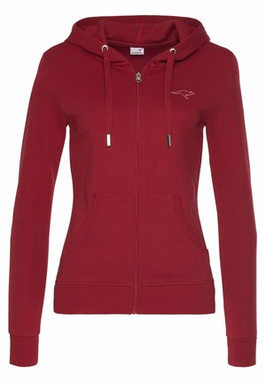 Sweatjacke - rot