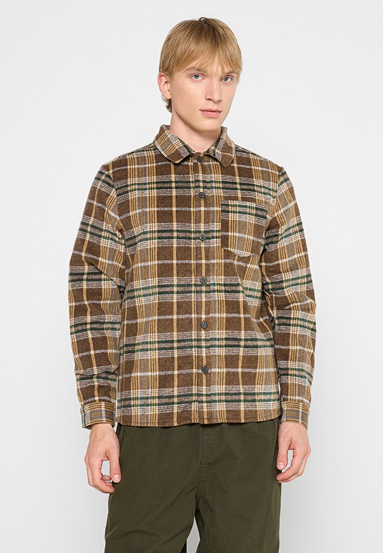 Revolution Overhemd gemêleerd bruin