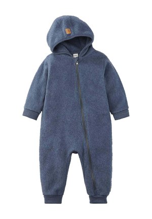hessnatur, HESSNATUR SOFTFLEECE OVERALL REGULAR UNISEX - Jumpsuit - graphitblau