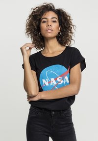 Mister Tee - NASA INSIGNIA TEE - T-Shirt print - black Thumbnail-Bild 1