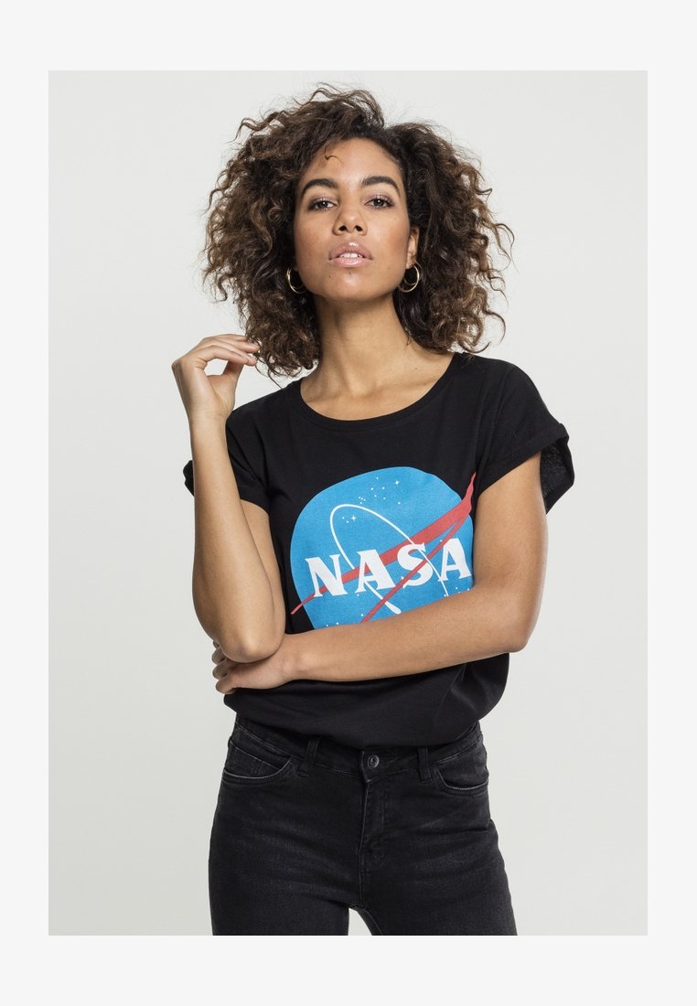Mister Tee Felpa Uomo NASA Insignia – Cotone Comfort, Stampa Ispirata Allo Spazio