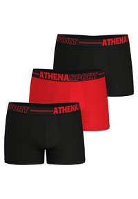 Athena 3 PACK - Boxers - noir/rouge/noir