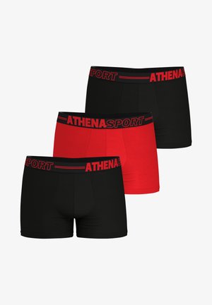 Athena 3 PACK - Boxers - noir/rouge/noir