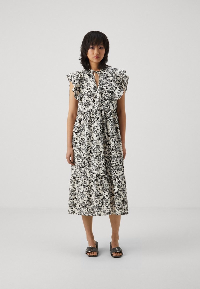 Yascolea Ss Ankle Dress Pristine Aop Donna