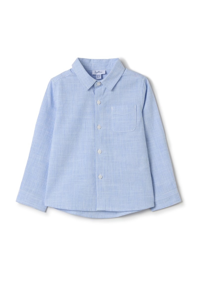 OVS STRIPED - Overhemd - white light blue