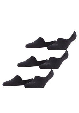 STEP 3-PACK INVISIBLES HIDDEN IN SHOE - Calzini - black