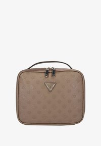Guess WILDER TOILETRY TRAIN CASE - Trousse de toilette - charcoal/gris foncé Guess WILDER TOILETRY TRAIN CASE - Trousse de toilette - charcoal/gris foncé