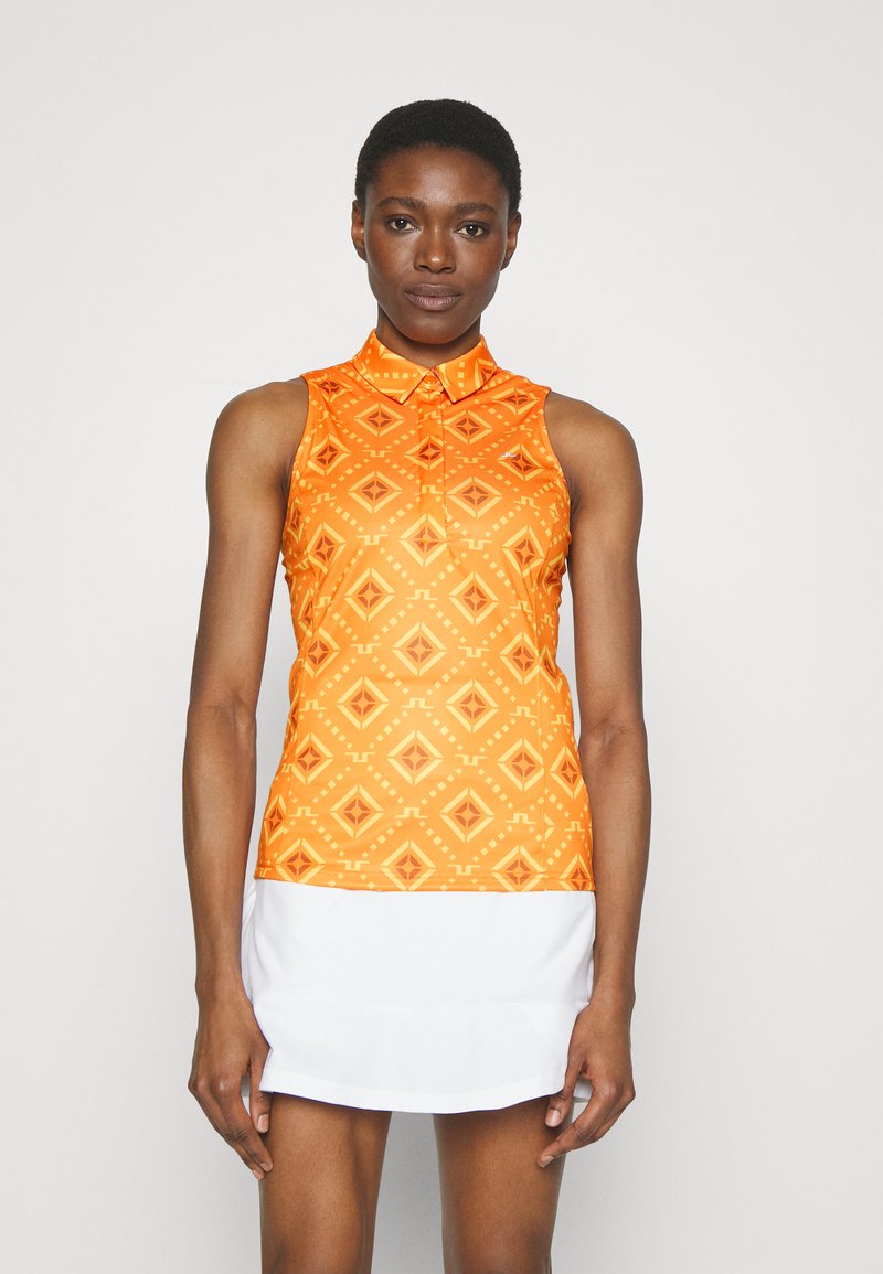 J.LINDEBERG Sports DENA SLEEVELESS Top orange/naranja Zalando.es