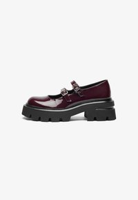 Polobotky - burgundy patent