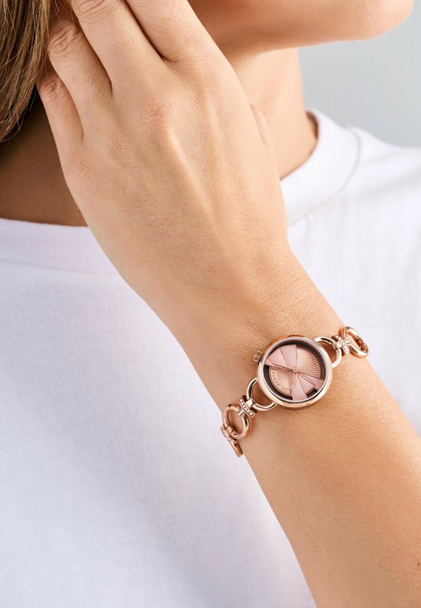 QUARTZ ANALOG LILABEL - Uhr - two tone