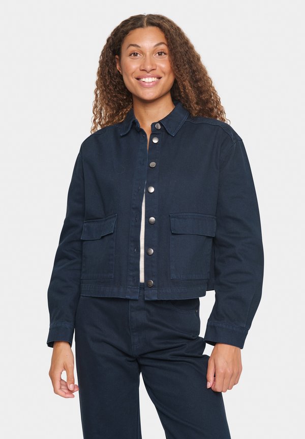 ILUSZ - Jeansjacke - midnight sail