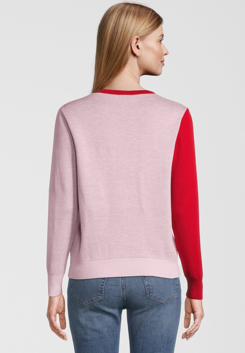 Damen Strickjacken | MGG Strickpullover pink/rot/pink - AZ47854 Damen Strickjacken | MGG Strickpullover pink/rot/pink - AZ47854