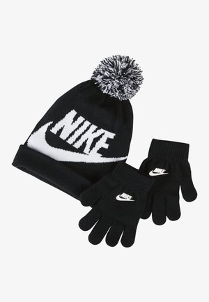 Nike Sportswear POM BEANIE GLOVE SET UNISEX - Cimdi - black