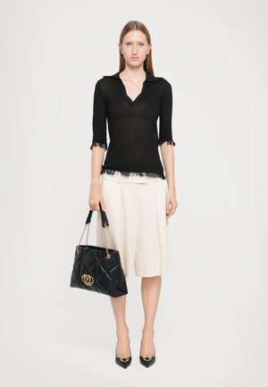 EMBOSSED - Handbag - black